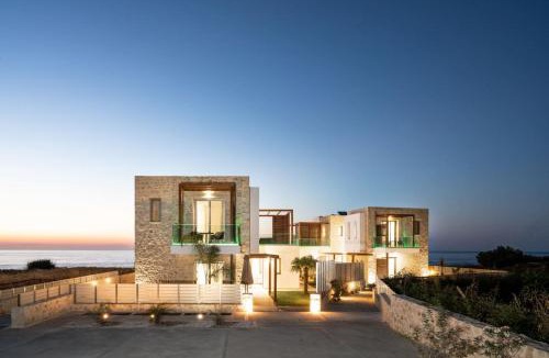 Rethymno Villa | Lux Villa Nymphes Dioni, 30m from beach with Pool, BBQ and Play Area