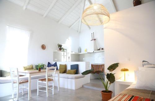 Aroniadika Apartment | Rouga - bright terrace studio