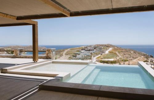 Ios Town Villa | Ios Sea view apartment with pool 2B