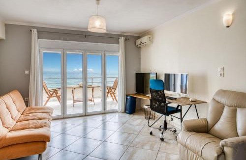 Mastichochoria Apartment | Komi Shoreline Blue Window