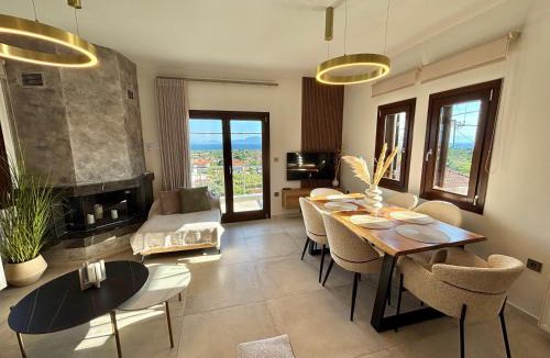 Kato Lechonia Villa | Pelion PNOES Luxury Seaview Villa with priv Garden