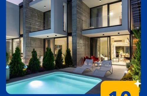Nees Pagases Villa | IKIES 3 Modern Eco-Friendly Private Seaview SIGNATURE Villas with a Pool