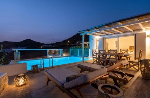 Kalafatis Villa | Ocean Blue Villa by LLB - Beach in 6min walking