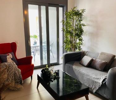 Kallithea Apartment | New Modern 2BD aprt with shared rooftop pool B2