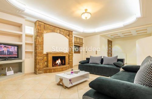 Thermi Apartment | Luxury appartment, only 7 minutes from Thessaloniki airport and 15 minutes from city center ,for 8-23 people also for gatherings and parties