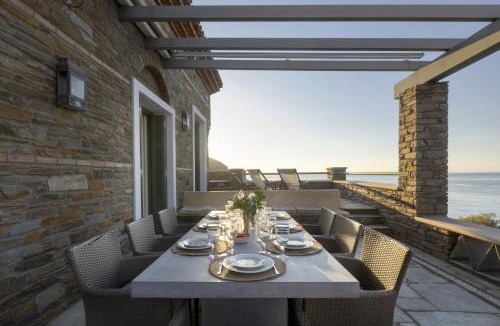 Steniai Villa | Seaview Beach House by Andros Villas Collection