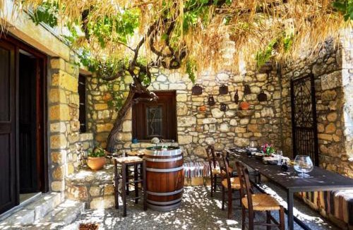 Minoa Pediada House | Traditional Creta stone house in serenity village