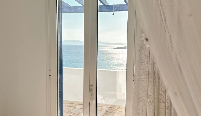 Blue Orison House Tinos for 5 Persons With Seaview