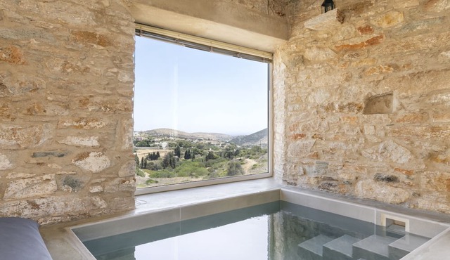 Villa Gaia Syros | 1800's Stone Building