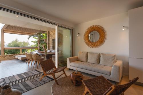 Gialova Hills - Luxury Villa with Private Pool, Sauna, Garden & Seaview