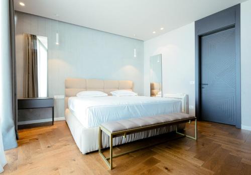 luxury villa beach front in olea residence in Dhërmi