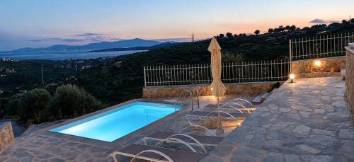 Villa Rokanes Glass Stone with Pool
