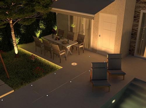 Swimming Pool Villa at Gjiri Lalzit in Draç
